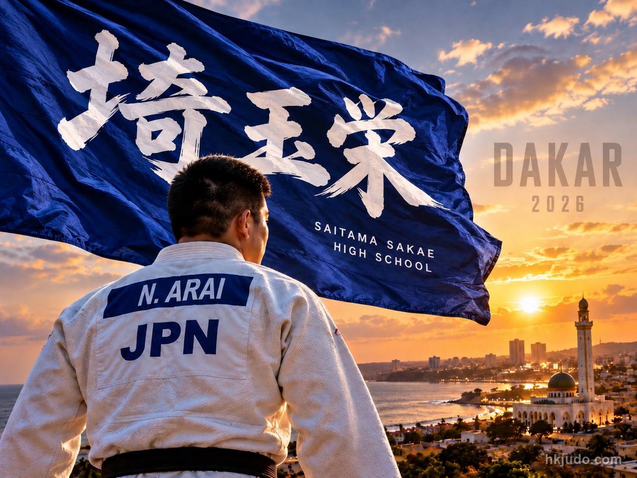 達卡2026青年奧運柔道 日本派出新井月堂出戰男子100公斤級