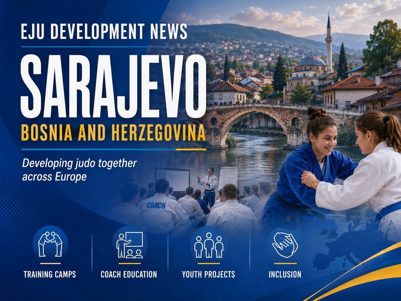 歐洲柔道公布新發展 2027賽程獲批、共融柔道與European Games成焦點