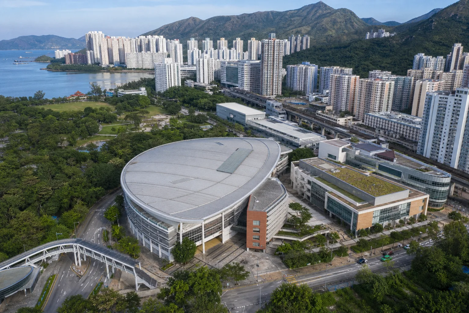 馬鞍山體育館舉行的亞洲少年及青年柔道盃比賽場地。