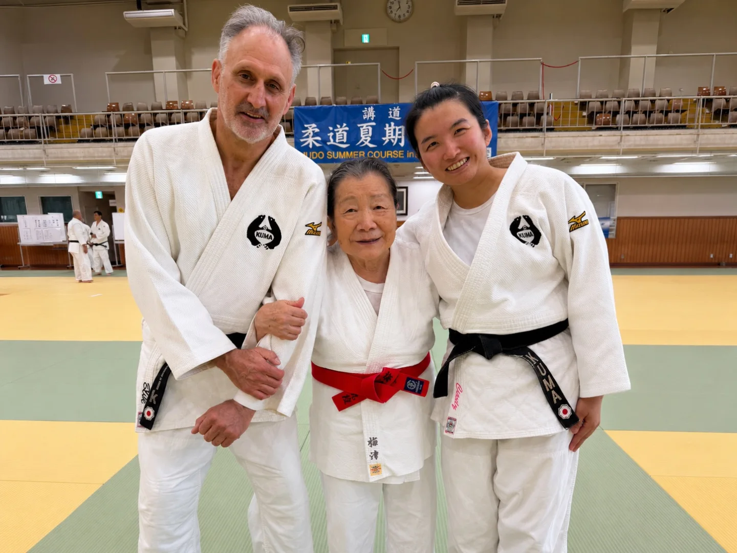 Kuma Dojo 柔道家在講道館柔道夏期講習會第一部合照。
