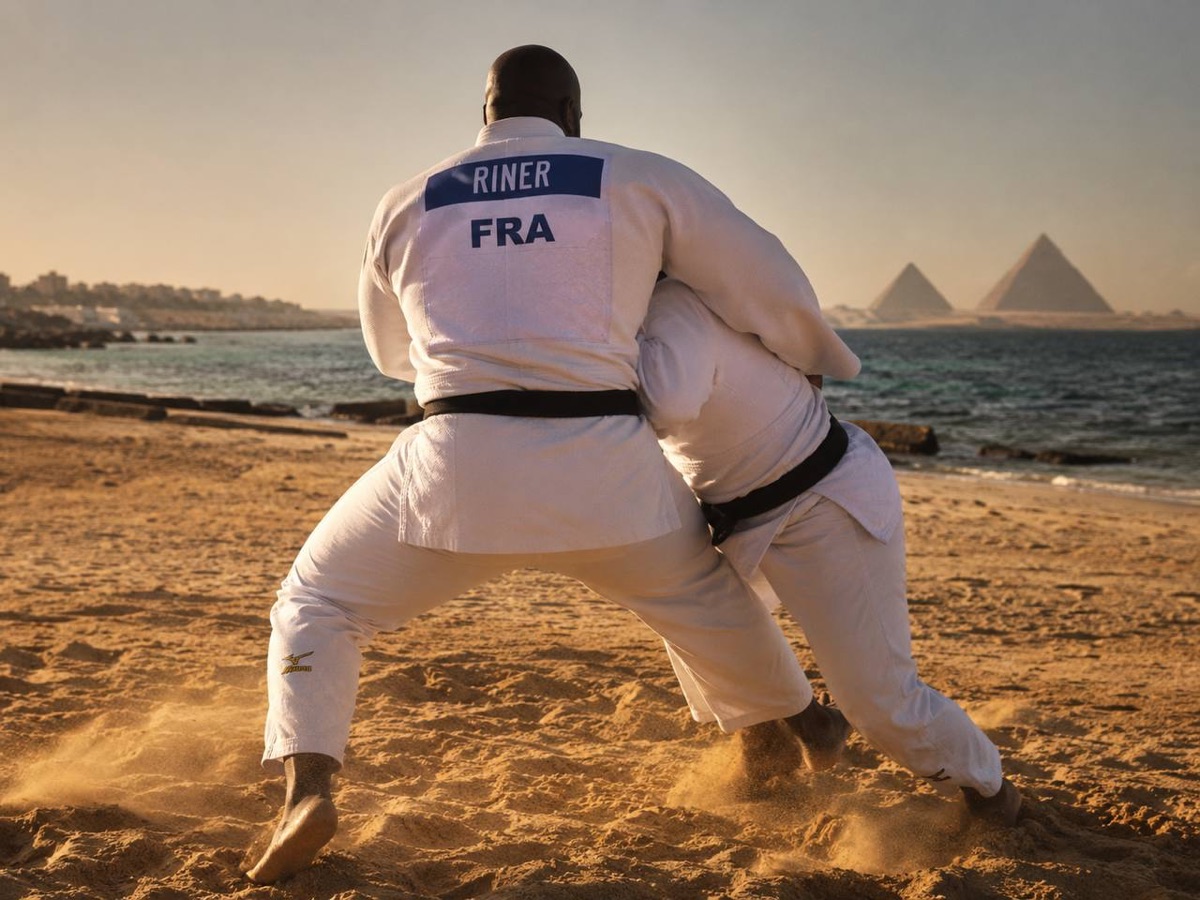Teddy Riner 埃及沙灘柔道